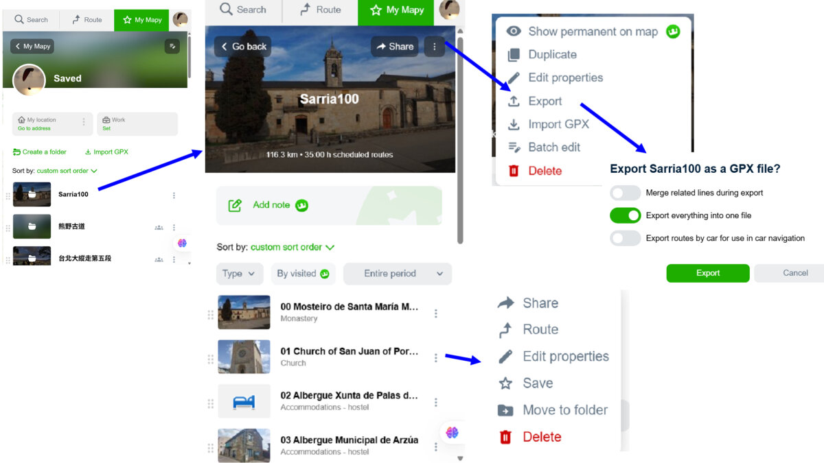 Mapy 和我的地圖綜合運用  