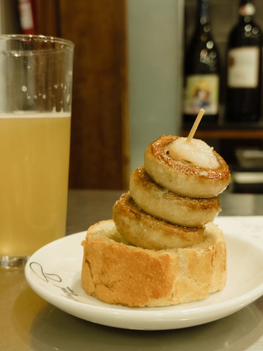 Logroño tapas 烤蘑菇